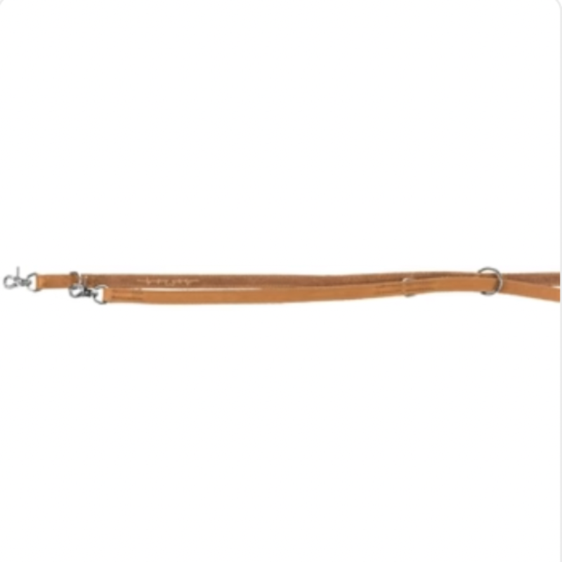 Hundeleine Rustikal Heartbeat Verstellbar Fett Leder Braun 200X2 CM